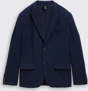 TOM TAILOR Herren Regular Fit Sakko, blau, Uni, Gr. 52