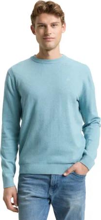 Tom Tailor Herren Rundhals Pullover BASIC CREWNECK KNIT - Relaxed Fit