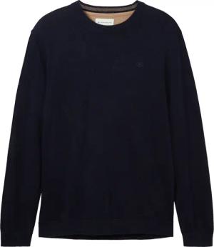 Tom Tailor Herren Rundhals Pullover BASIC CREWNECK - Relaxed Fit