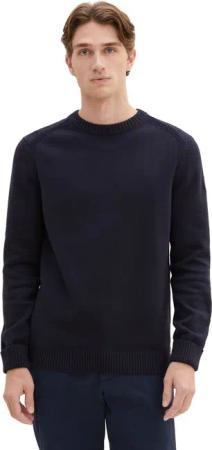 Tom Tailor Herren Rundhals Pullover CREWNECK KNIT - Regular Fit