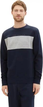 Tom Tailor Herren Rundhals Pullover CUTLINE - Regular Fit