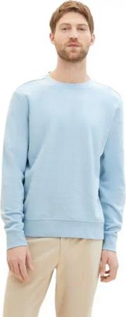 Tom Tailor Herren Rundhals Pullover PRINTED CREWNECK - Regular Fit