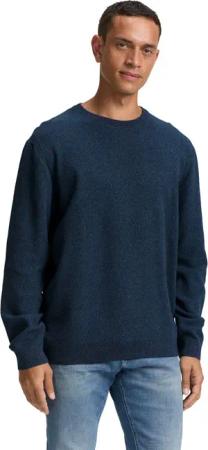 Tom Tailor Herren Rundhals Pullover STRUCTURED CREWNECK KNIT - Regular Fit