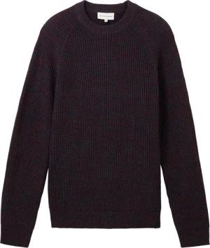 Tom Tailor Herren Rundhals Pullover TWOTONE KNIT - Relaxed Fit