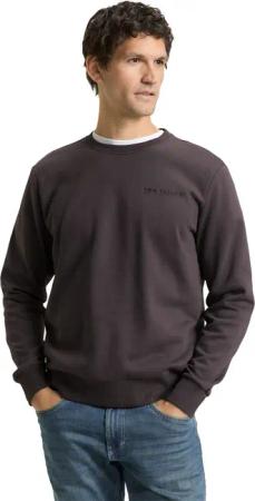 Tom Tailor Herren Rundhals Sweatshirt PRINTED CREW NECK - Regular Fit