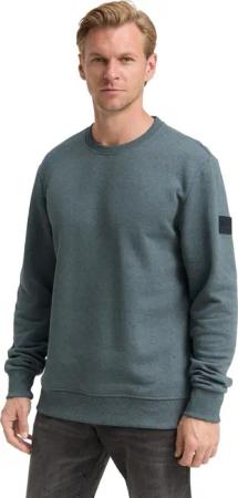 Tom Tailor Herren Rundhals Sweatshirt STRUCTURED CREWNECK - Regular Fit