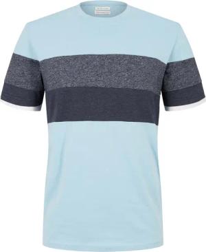 Tom Tailor Herren Rundhals T-Shirt Striped