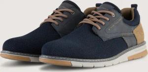 TOM TAILOR Herren Schnürschuhe im Knitted-Look, blau, Uni, Gr. 45
