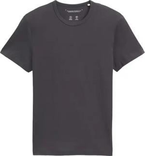 TOM TAILOR Herren Slim Fit T-Shirt mit Stretch-Anteil, schwarz, Uni, Gr. XXXL