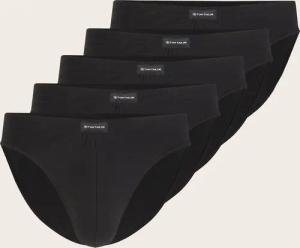 TOM TAILOR Herren Slips aus Baumwolle im 5er-Pack, schwarz, Uni, Gr. M/5