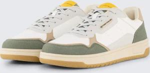 TOM TAILOR Herren Sneaker mit Colour-Blocking, weiß, Uni, Gr. 45