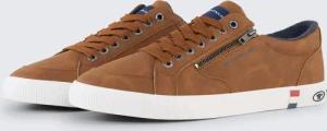TOM TAILOR Herren Sneaker mit Reißverschluss-Detail, braun, Uni, Gr. 43