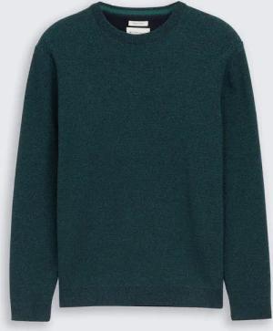 TOM TAILOR Herren Strickpullover aus Bio-Baumwolle, grün, Meliert, Gr. XL