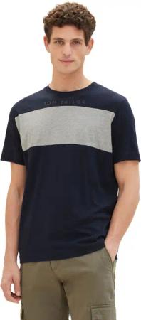 Tom Tailor Herren T-Shirt CUTLINE - Regular Fit