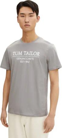 Tom Tailor Herren T-Shirt LOGO PRINT