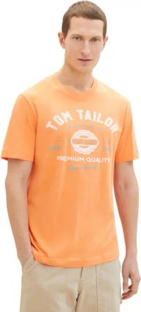 Tom Tailor Herren T-Shirt LOGO - Regular Fit