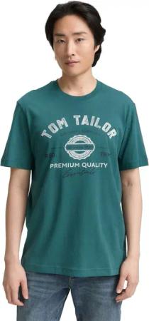 Tom Tailor Herren T-Shirt LOGO - Regular Fit