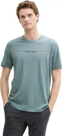 Tom Tailor Herren T-Shirt PRINTED CREWNECK - Regular Fit