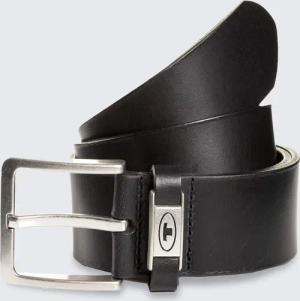 TOM TAILOR Herren TTCOREY Ledergürtel mit eckiger Dornschließe, schwarz, Uni, Gr. 90