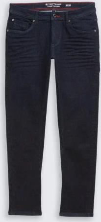 TOM TAILOR Herren TTCURT TAPERED Jeans mit Stretch, blau, Uni, Gr. 30/32