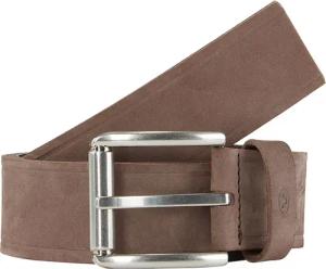 TOM TAILOR Herren TTJAY Ledergürtel mit eckiger Dornschließe, braun, Uni, Gr. 80
