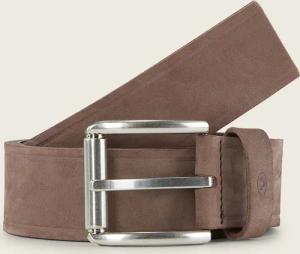 TOM TAILOR Herren TTJAY Ledergürtel mit eckiger Dornschließe, braun, Uni, Gr. 85