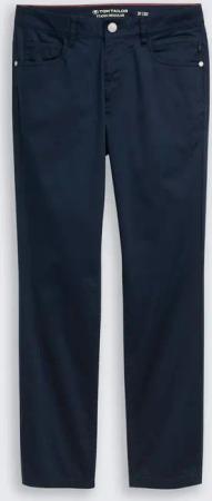 TOM TAILOR Herren TTJOSH REGULAR SLIM Hose, blau, Uni, Gr. 33/32