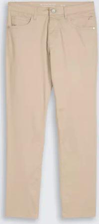 TOM TAILOR Herren TTJOSH REGULAR SLIM Hose, braun, Uni, Gr. 33/34