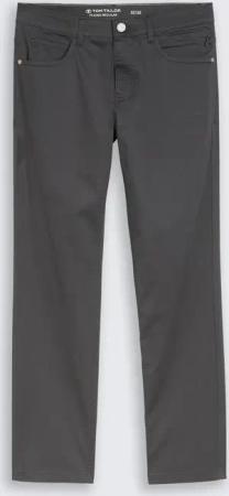 TOM TAILOR Herren TTJOSH REGULAR SLIM Hose, schwarz, Uni, Gr. 34/34