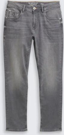 TOM TAILOR Herren TTJOSH REGULAR SLIM Jeans mit Stretch, grau, Uni, Gr. 38/34