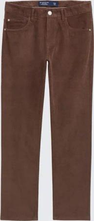TOM TAILOR Herren TTMARVIN STRAIGHT Cordhose, braun, Uni, Gr. 33/32