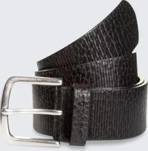 TOM TAILOR Herren TTROY Ledergürtel mit abgerundeter Dornschließe, schwarz, Uni, Gr. 80