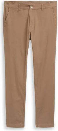 TOM TAILOR Herren TTTRAVIS SLIM Chino Hose, braun, Uni, Gr. 36/36