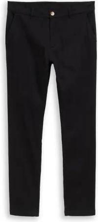 TOM TAILOR Herren TTTRAVIS SLIM Chino Hose, schwarz, Uni, Gr. 36/32
