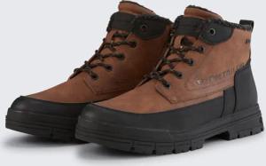 TOM TAILOR Herren Wasserdichte Boots mit Fütterung, braun, Uni, Gr. 43