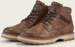 TOM TAILOR Herren Wasserdichte Schnürstiefeletten, braun, Uni, Gr. 42