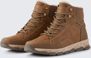 TOM TAILOR Herren Wasserdichte Stiefeletten mit Fütterung, braun, Uni, Gr. 41