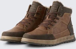 TOM TAILOR Herren Wasserdichte Stiefeletten mit Fütterung, braun, Uni, Gr. 44