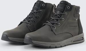 TOM TAILOR Herren Wasserdichte Stiefeletten mit Fütterung, grau, Uni, Gr. 41