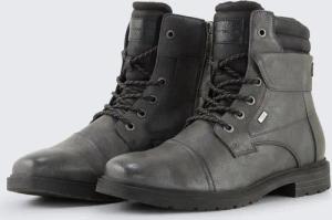 TOM TAILOR Herren Wasserdichte Stiefeletten mit Fütterung, grau, Uni, Gr. 42