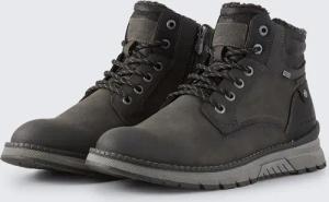 TOM TAILOR Herren Wasserdichte Stiefeletten mit Fütterung, grau, Uni, Gr. 44