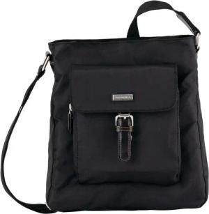 TOM TAILOR Hobo Rina, aus leichtgewichtigem Nylon und aufwändig gewebten Gurtband