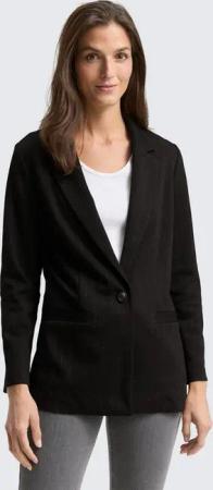 TOM TAILOR Jackenblazer Blazer Loose Fit Blazer mit Glitzer-Effekt