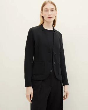 TOM TAILOR Jackenblazer Blazer Slim Fit Blazer mit Ottoman Struktur