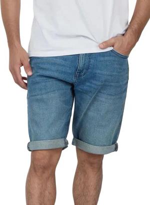 Tom Tailor Jeans Shorts Herren Stretch Kurz Regular Slim Fit Josh