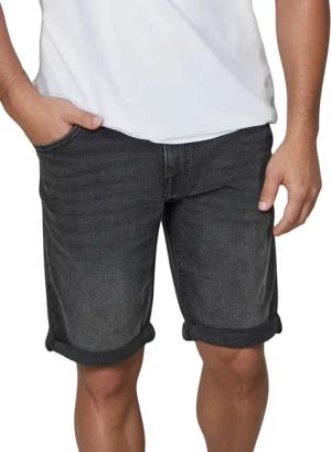 Tom Tailor Jeans Shorts Herren Stretch Kurz Regular Slim Fit Josh