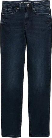 TOM TAILOR Jeans Straight Fit TTELVA dunkelblau | 30/L32