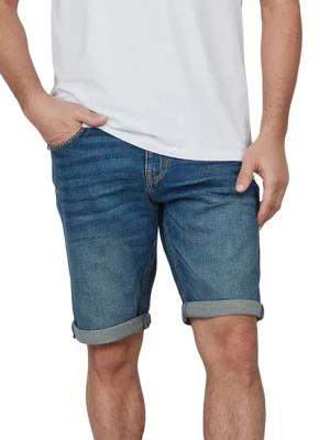 TOM TAILOR Jeansshorts Herren Shorts Josh Regular Slim Fit Bermudashorts mit Stretch