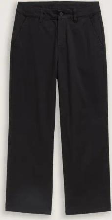TOM TAILOR Jungen Baggy Fit Chino Hose, schwarz, Uni, Gr. 170