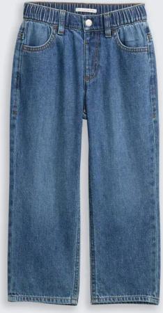 TOM TAILOR Jungen Baggy Jeans, blau, Uni, Gr. 122